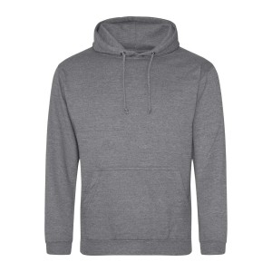 AWDIS kapucnis pulver, kevertszlas, Graphite Heather (pulver)