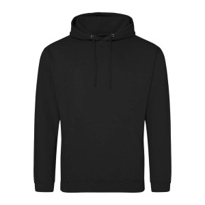AWDIS kapucnis pulver, kevertszlas, Jet Black (pulver)