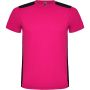 Detroit rvid ujj gyerek sportpl, fuchsia, solid black