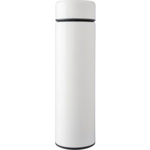 Duplafal, rozsdamentes acl termosz, 425 ml, fehr
