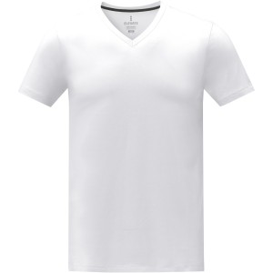 Elevate Somoto V-nyak frfi pl, fehr (T-shirt, pl, 90-100% pamut)