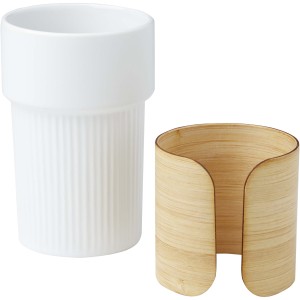 Fiko pohr bambusz pnttal, 340 ml, fehr (pohr)
