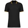 Kariban frfi rvidujj gallros pl, Black/Yellow