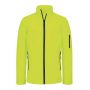 Kariban frfi softshell dzseki, Fluorescent Yellow
