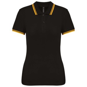 Kariban ni rvidujj gallros pl, Black/Yellow (gallros pl, 90-100% pamut)