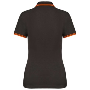 Kariban ni rvidujj gallros pl, Dark Grey/Orange (gallros pl, 90-100% pamut)