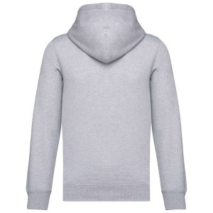 Kariban Uniszex kapucnis, cipzras pulver, Oxford Grey (pulver)