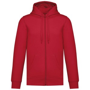 Kariban Uniszex kapucnis, cipzras pulver, Red (pulver)