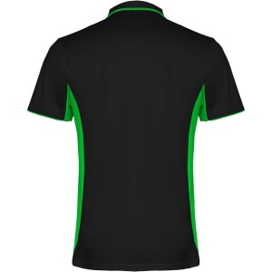 Montmelo rvid ujj uniszex sportpl, solid black, lime (T-shirt, pl, kevertszlas, mszlas)