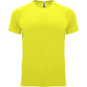 Roly Bahrain frfi sportpl, Fluor Yellow (T-shirt, pl, kevertszlas, mszlas)