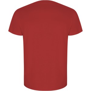 Roly Golden organikus pamut frfi pl, Red (T-shirt, pl, 90-100% pamut)