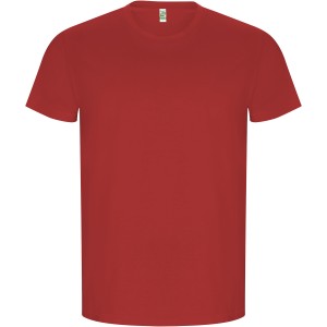 Roly Golden organikus pamut frfi pl, Red (T-shirt, pl, 90-100% pamut)