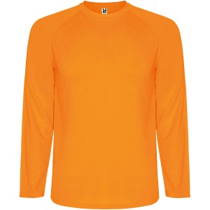 Roly Montecarlo hosszujj frfi sportpl, Fluor Orange (T-shirt, pl, kevertszlas, mszlas)