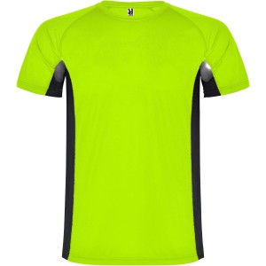 Roly Shanghai r�vid ujj� f�rfi sportp�l�, Fluor Green, Black