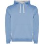 Roly Urban frfi kapucnis pulver, Sky blue, White