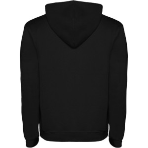 Roly Urban gyerek kapucnis pulver, Solid black, Marl Grey (pulver)