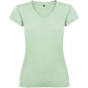 Roly Victoria ni V-nyak pamutpl, Mist Green (T-shirt, pl, 90-100% pamut)