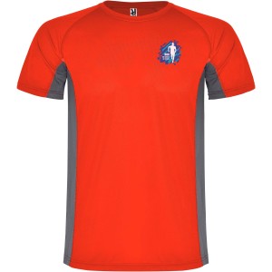 Shanghai rvid ujj frfi sportpl, red, dark lead (T-shirt, pl, kevertszlas, mszlas)