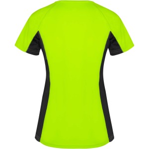 Shanghai rvid ujj ni sportpl, fluor green, solid black (T-shirt, pl, kevertszlas, mszlas)