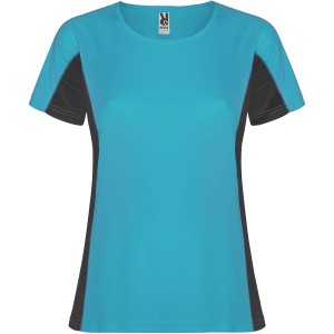 Shanghai rvid ujj ni sportpl, turquois, dark lead (T-shirt, pl, kevertszlas, mszlas)