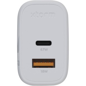 Xtorm XEC067 GaN2 Ultra fali tlt, 67W, fehr (vezetk, eloszt, adapter, kbel)